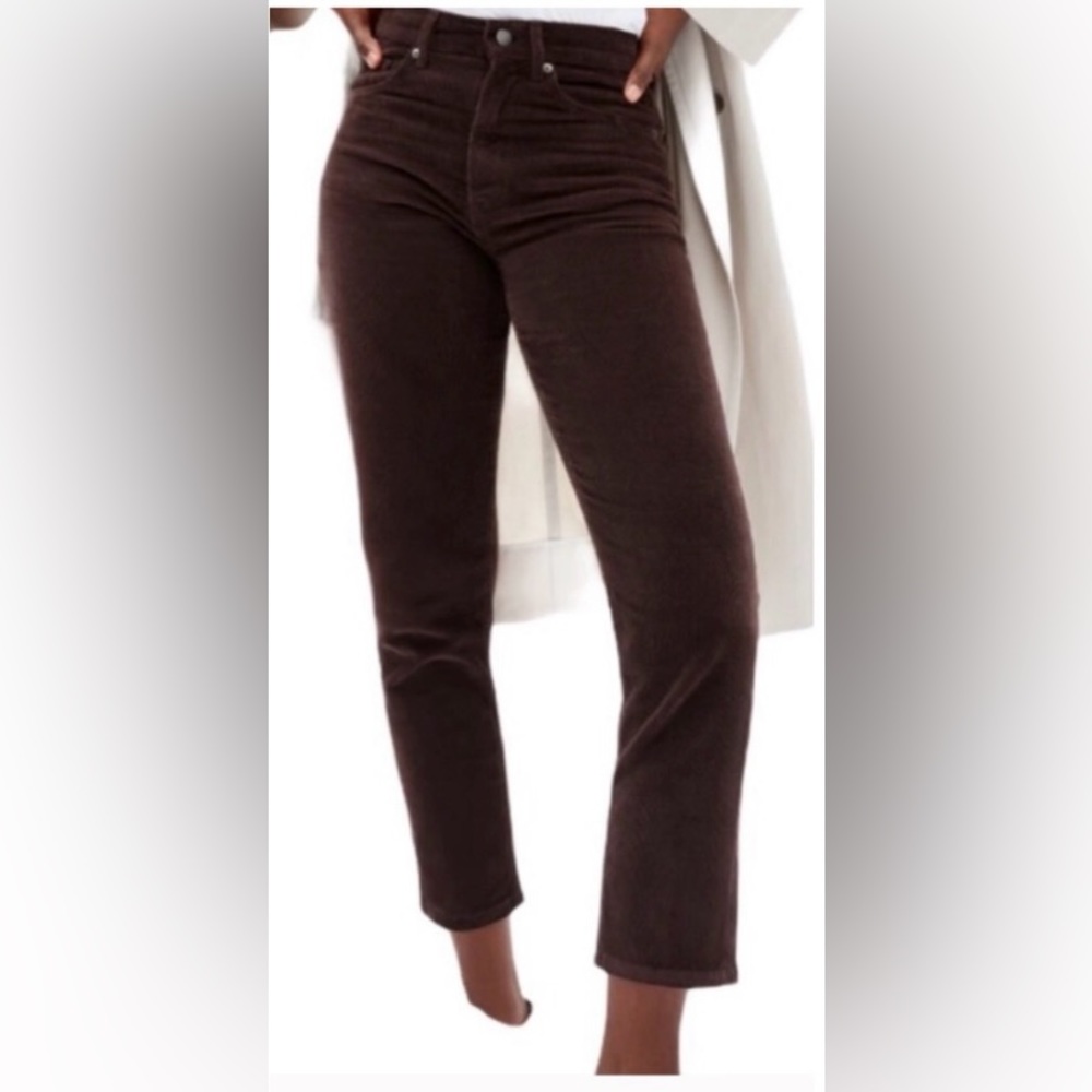 Everlane Baby Cord Cheeky Crop Pants, Size 24
